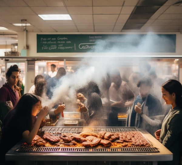 学校食堂开烧烤店?利弊权衡,满足需求与校园管理的双重考题 学校食堂开烧烤店?利弊权衡,满足需求与校园管理的双重考题
